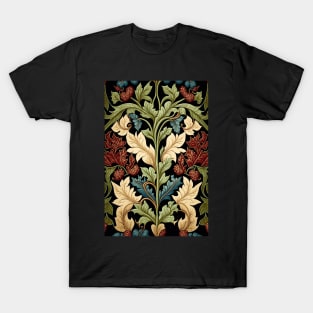 Fall Floral Garden Botanical Print T-Shirt